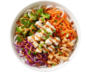 Buddha Satay Bowl Chocolate Peanut Butter Smoothii Bowl – Freshii