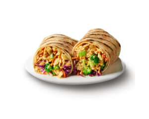 Buddha Satay Burrito Chocolate Peanut Butter Smoothii Bowl – Freshii